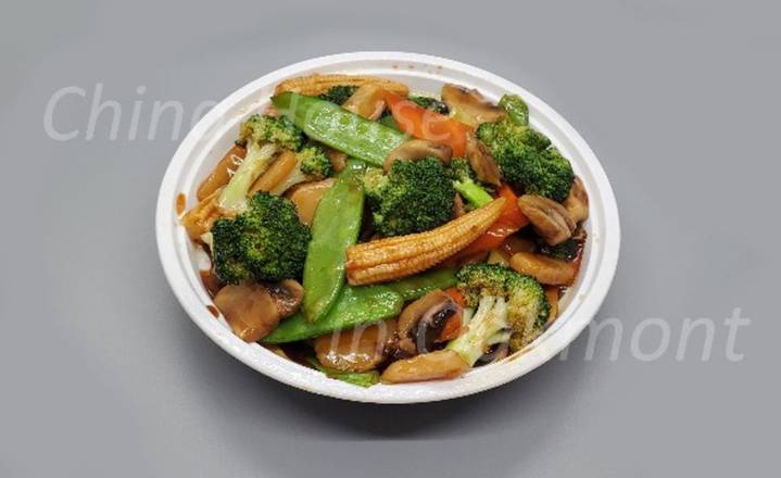 V7.Mixed Vegetables in Brown Sauce-什菜