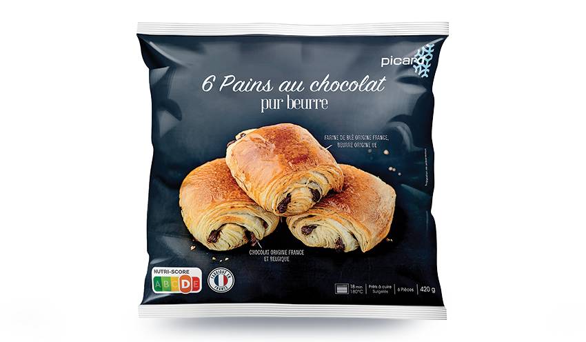 6 pains au chocolat, pur beurre