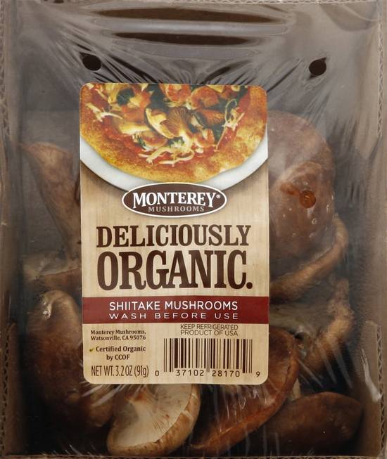 Order Monterey · Organic Shiitake Mushrooms (3.2 oz) food online from Safeway store, Eureka on bringmethat.com