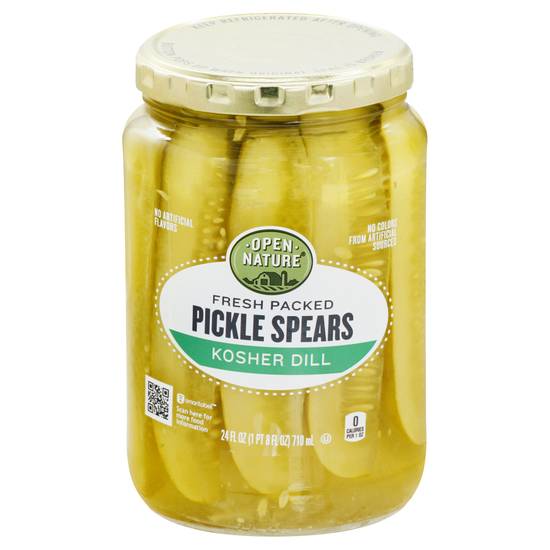 Open Nature Pickle Spears Kosher Dill (24 fl oz)