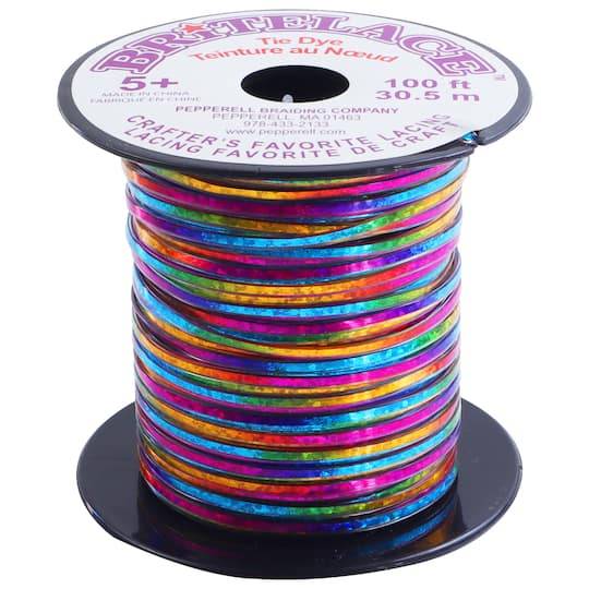 Britelace 2.3Mm Rainbow Tie Dye Lacing