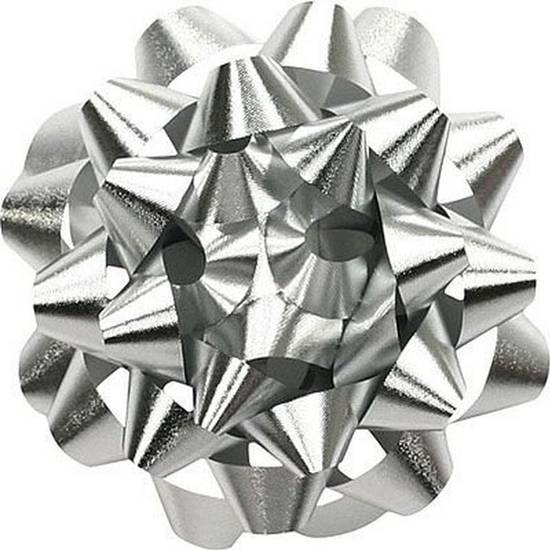 Prismatic Silver Gift Bow