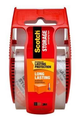 Scotch Long Lasting Storage Packaging Tape, 1.88'' x 27.7 yd