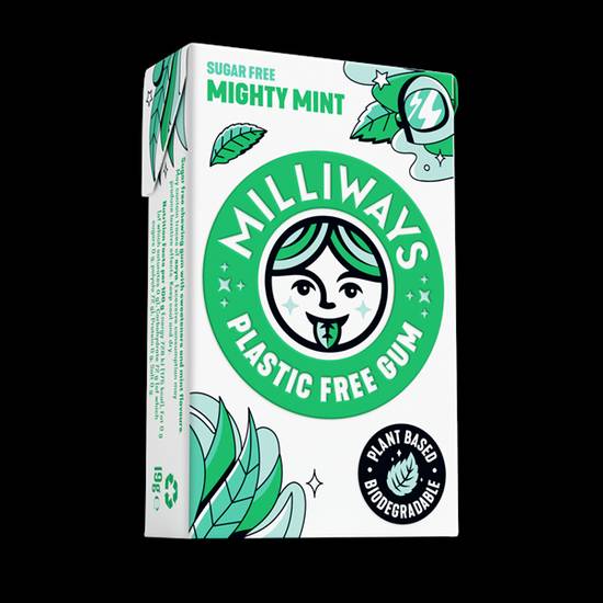 Milliways Plastic Free Gum - Mighty Mint