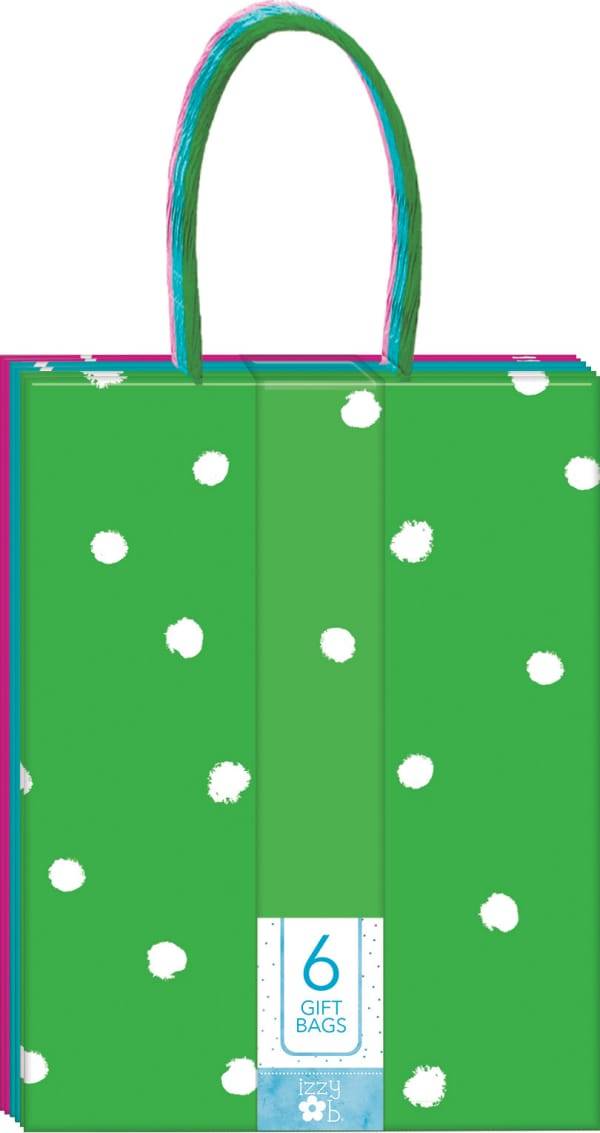 Izzy B Kraft Gift Bag Set (6 ct)