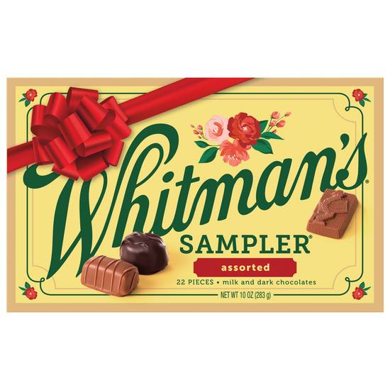 Whitman's Milk and Dark Chocolates (22 ct)