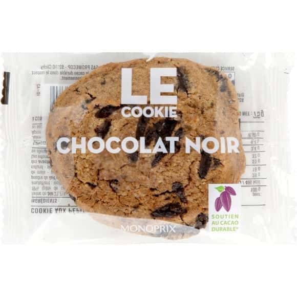 Monoprix Cookie Au Chocolat Noir L'Unit{, 75 G