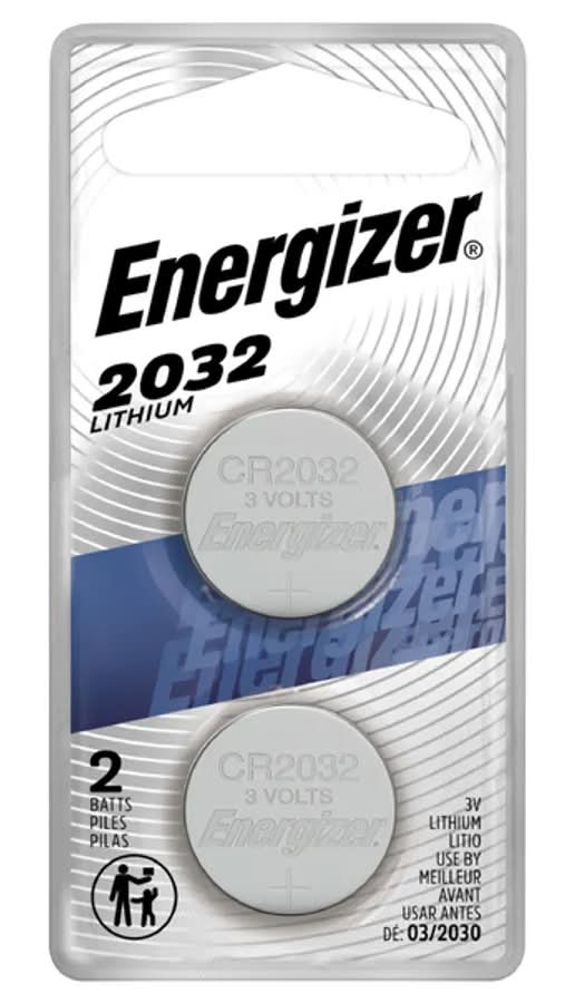 Energizer 2032 Lithium Batteries - 2 Pack