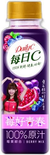 每日Ｃ１００％莓果綜合果汁