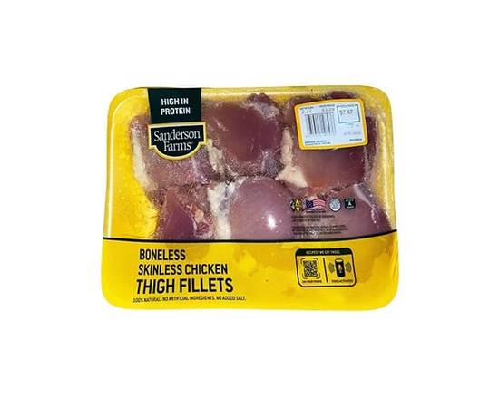 Sanderson Farms · Boneless Skinless Chicken Thigh Fillets