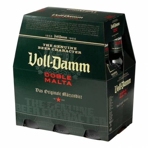 VOLL DAMM BOTELL.PACK 6X25CL