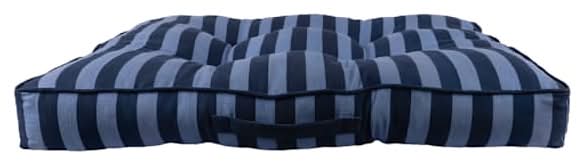 Blue Striped Pillow Bed