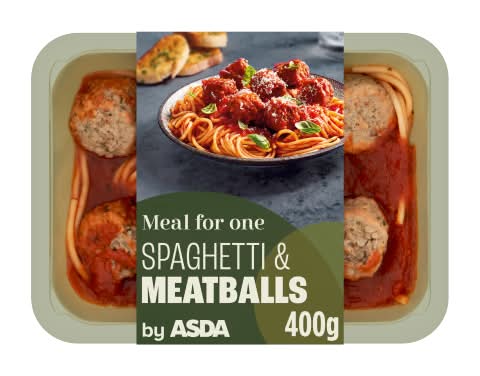 ASDA Italian Inspired Spaghetti & Meatballs (400g)
