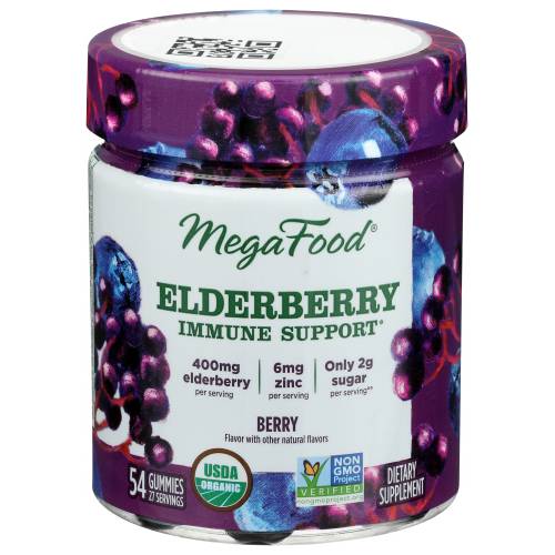 Megafood Organic Elderberry Immune Support Gummies