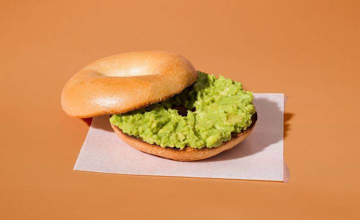 Smashed Avo Bagel