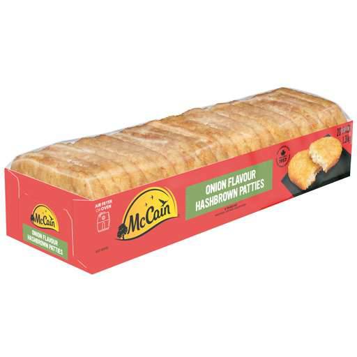 McCain Potato Pattie, Onion (1.3 kg, 20 ct)