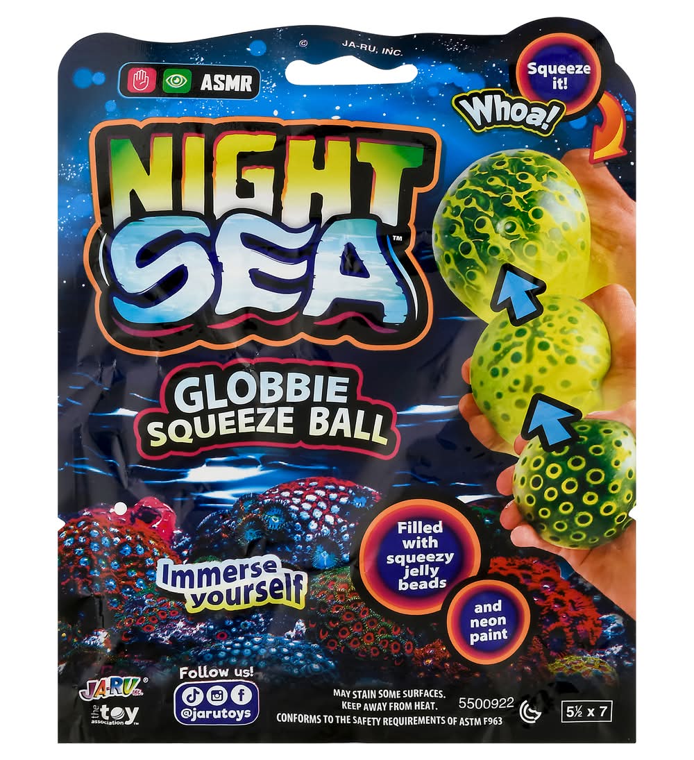 JA-RU Night Sea Globbie Squeeze Ball