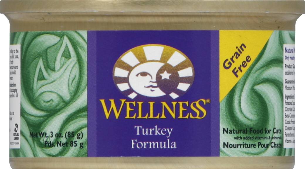 Wellness Grain Free Turkey Formula Cat Food (3 oz)