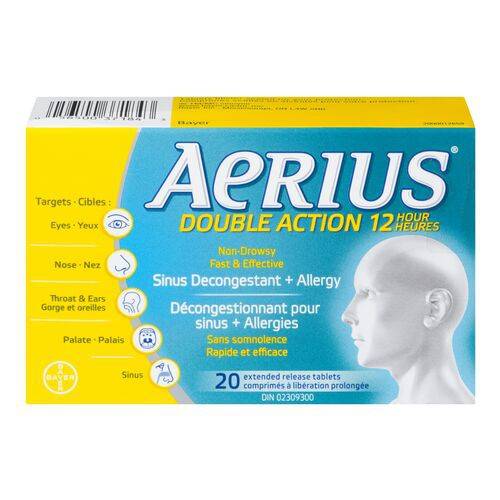 Aerius Sinus & Allergy (20 tab)