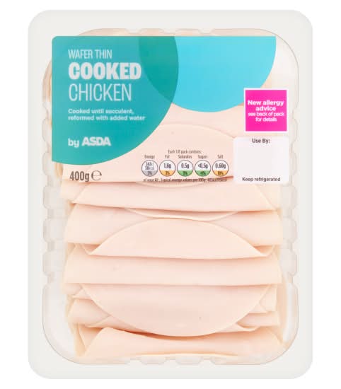 ASDA Wafer Thin Cooked Chicken (400g)
