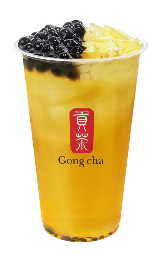 Passionfruit Green Tea with QQ Jelly