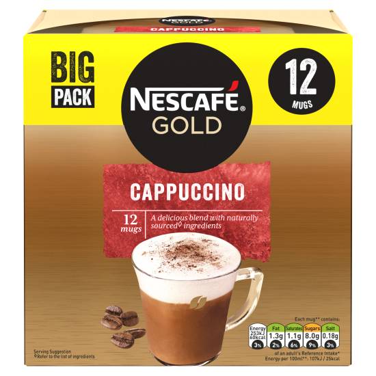Nescafé Cappuccino 12 X 15.5g (186g)