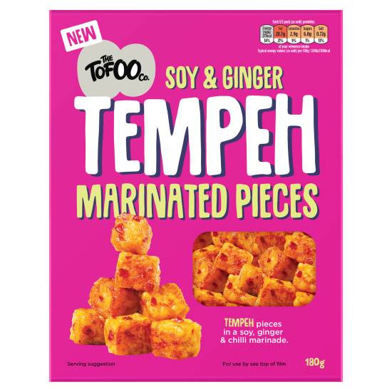 The Tofoo Co. Soy & Ginger Tempeh Marinated Pieces
