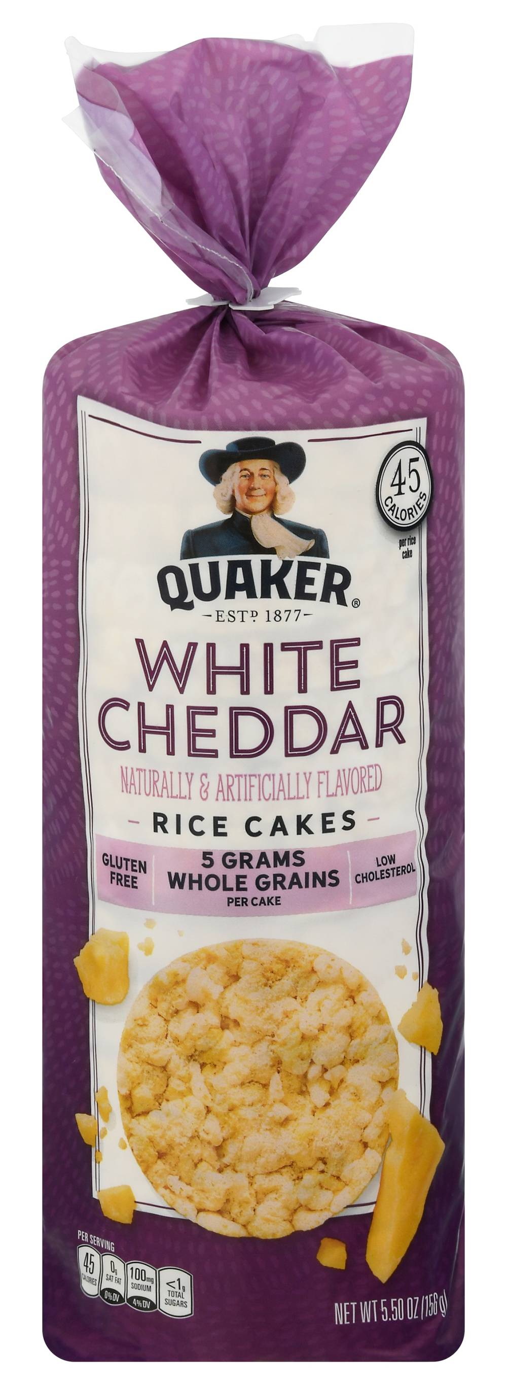 Quaker Rice Cakes, White Cheddar (5.5 oz)