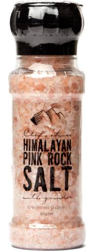 Chef's Choice Himalayan Pink Rock Salt Grinder (200g)