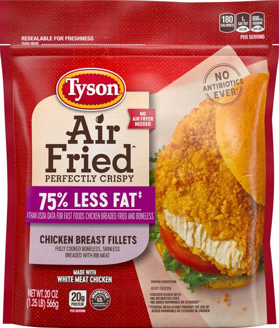 Tyson Air Fried Chicken Breast Fillets