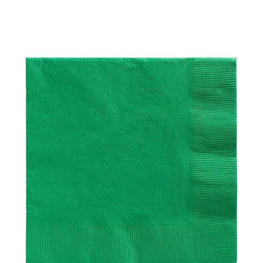 Party City Festive Green Paper Lunch Napkins (unisex/green)