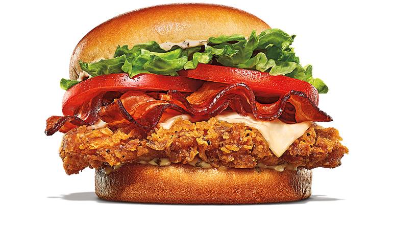 Bacon and Swiss BK Royal Crispy Chicken 