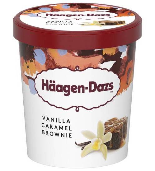 Vanilla caramel brownie - häagen-dazs - 386.0g