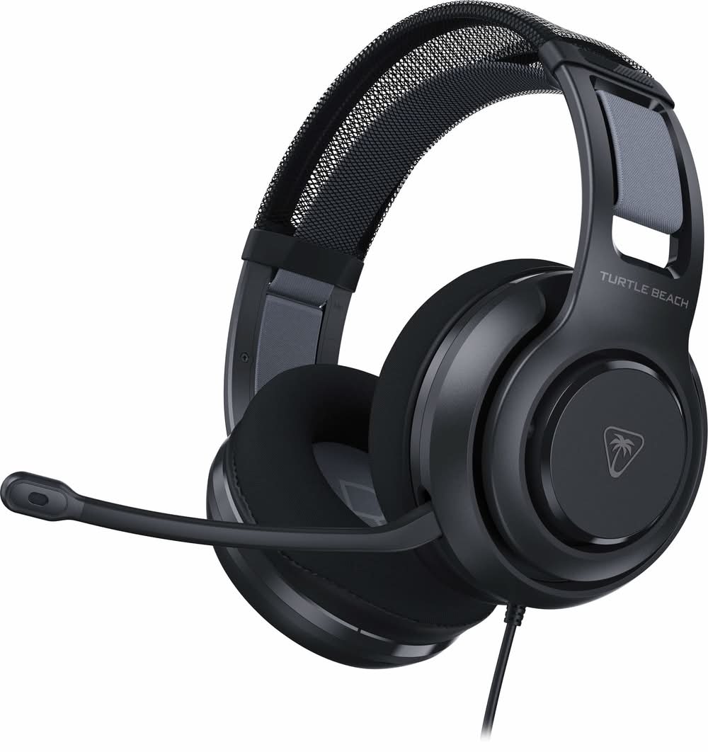 Turtle Beach - Atlas 200 Wired Over-Ear Gaming Headset for PC, Xbox & PlayStation - Black