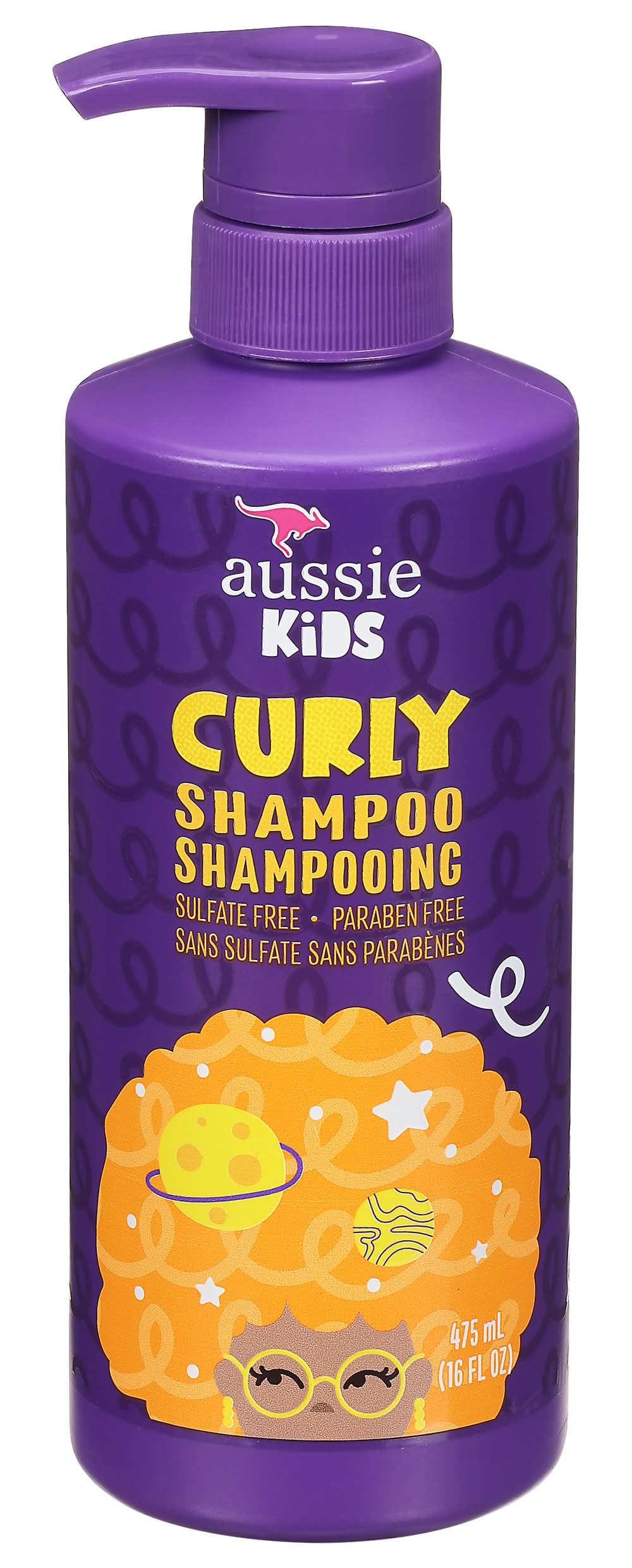 Aussie Kids Curly Sulfate Free Shampoo For Kids (16 fl oz)