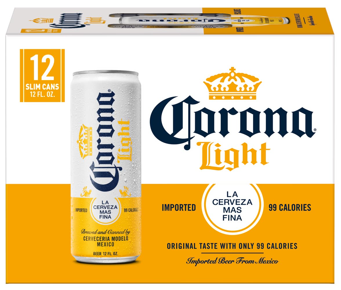 Corona Light Mexican Lager Beer (12 x 12 fl oz)