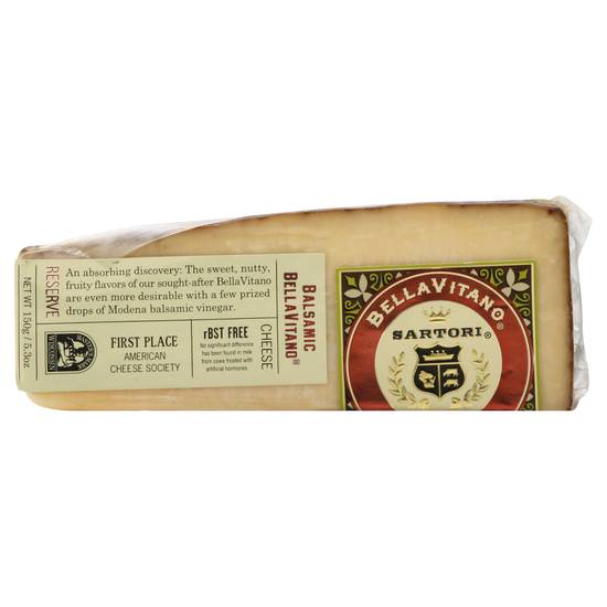 Sartori Balsamic Vella Vitano Cheese