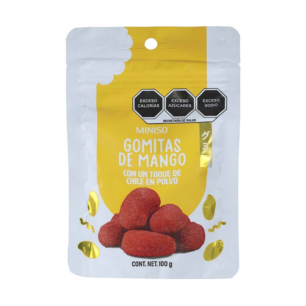 Miniso · Gomitas enchiladas de mango (100 g)