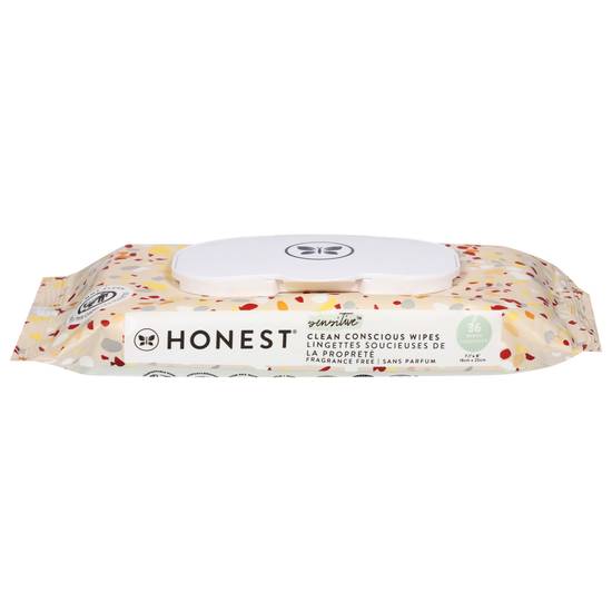 Honest Gentle + Durable Plant-Based Wipes (36 ct)