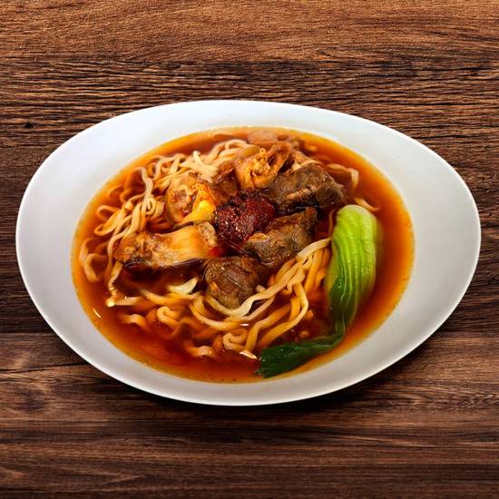 A23 藤椒牛筋牛肉麵 (Braised Beef Tendon & Shank with Noodle in Green Pepper Soup)