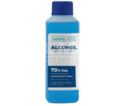 Smedlabs Alcohol 70% Botella 250 Ml