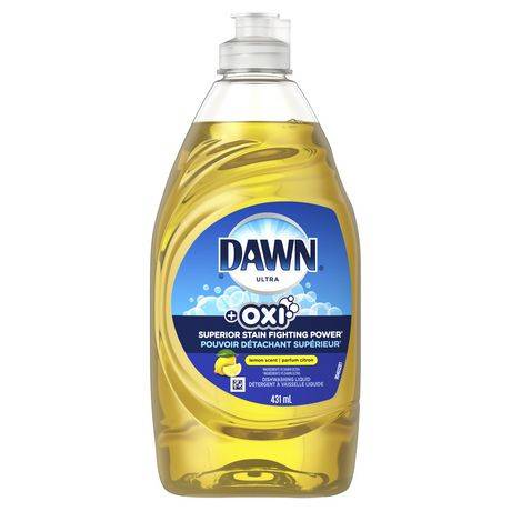 Dawn Ultra Oxi Dish Soap, Dishwashing Liquid, Lemon Scent