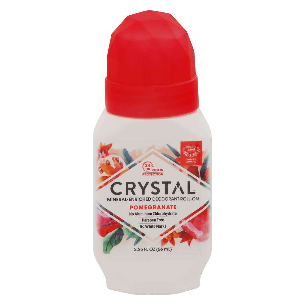 Crystal Mineral Deodorant, Pomegranate (2.5 oz)