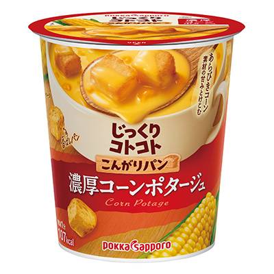 ポッカサッポロ　じっくりコトコト　こんがりパン　濃厚コーンポタージュ　２６．１ｇ