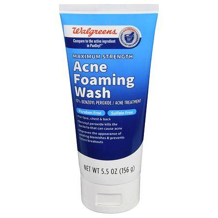 Walgreens Maximum Strength Acne Foaming Wash (5.5 oz)