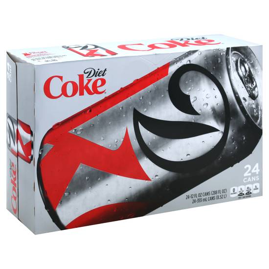 Diet Coke Cola Soda (24 ct, 12 fl oz)
