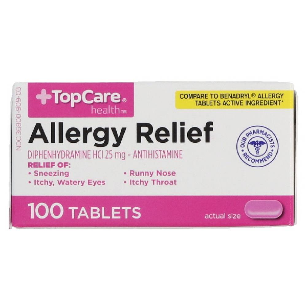 TopCare Allergy Relief Tablets 25mg