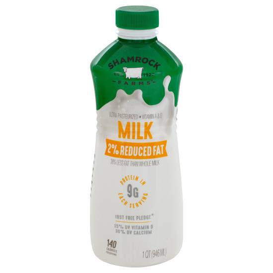 Shamrock Farms 2% Reduced Fat Milk (1 qt)