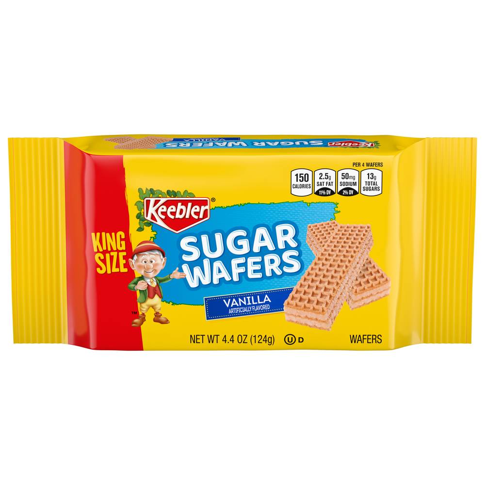 Keebler Vanilla King Size Sugar Wafers