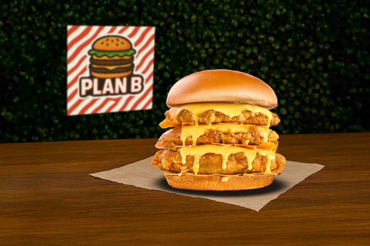🍗TRIPLE CHICKEN CHEDDAR BURGER – LE PLUS DINGUE DU MENU